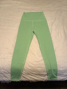 Melon Green Ribbed Beyond Yoga Leggings